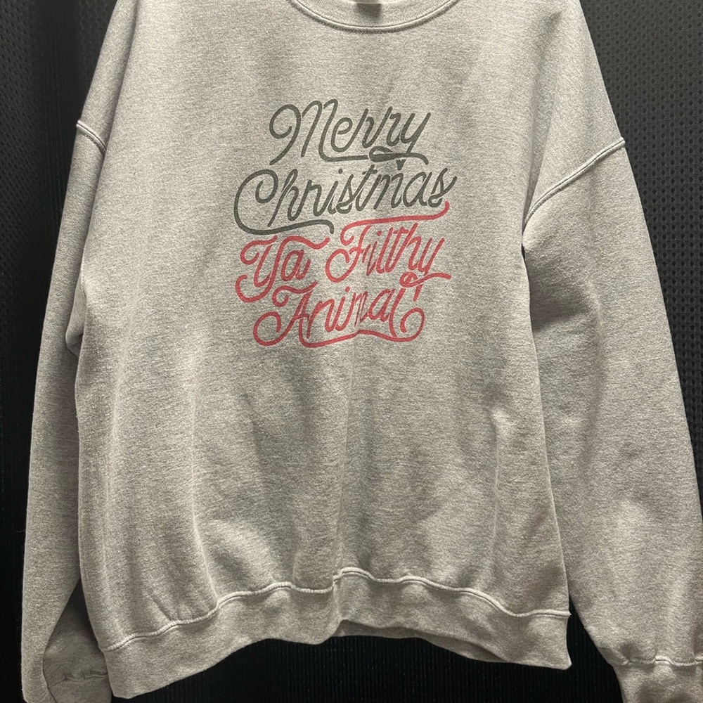Gray Christmas Sweater - Picture 2 of 4